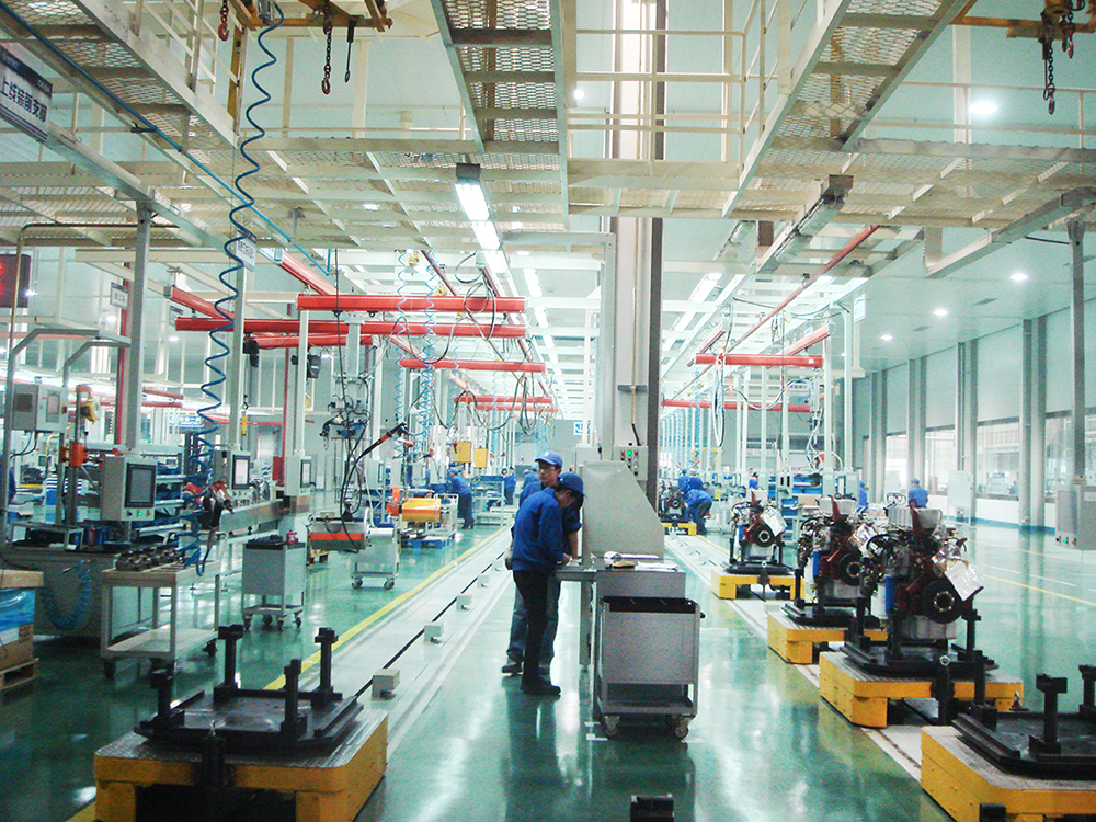 發(fā)動機裝配線